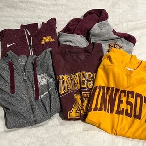 University of Minnesota clothing bundle
